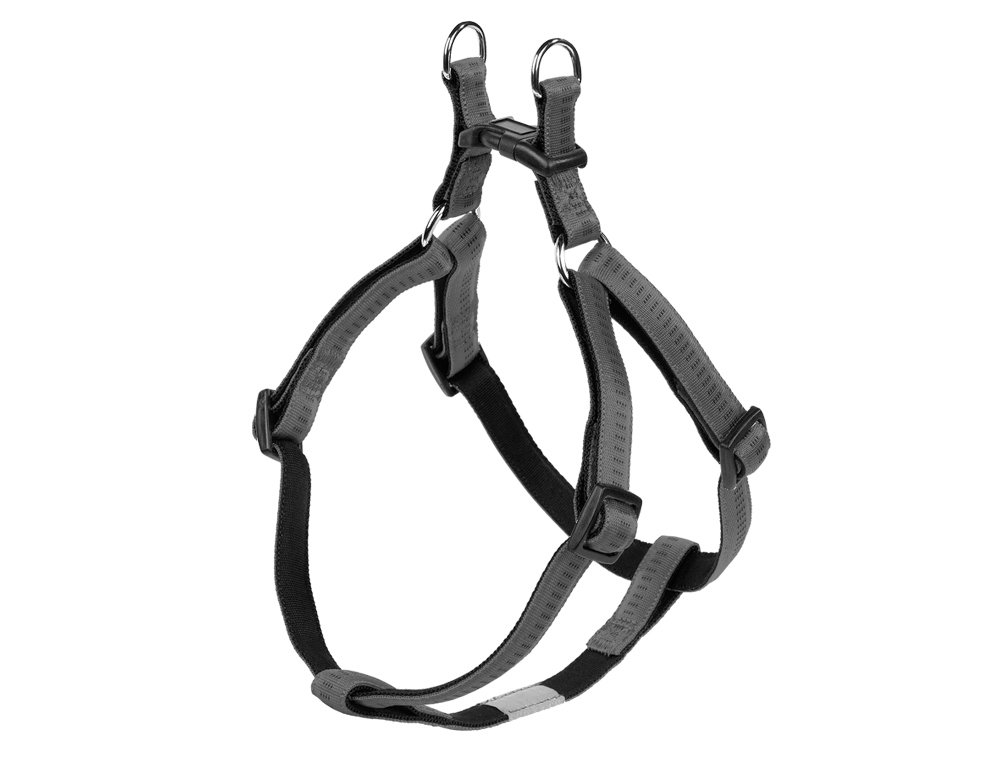 Nobby Soft Grip Dog Harness, 30-40 cm/10 mm, Dark Gray/Black
