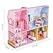 ZValueDesign DIY 3D Puzzle,Dollhouse Kits with Furniture, Kids House 3D Jigsaw Puzzle Toys, Princess Castle Building DIY Game (92 Pieces)