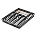 madesmart Classic Large Silverware Tray - Granite |CLASSIC COLLECTION | 6-Compartments| Kitchen Drawer Organizer | Soft-Grip Lining and Non-Slip Rubber Feet | BPA-Free