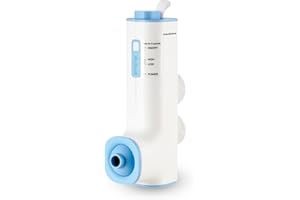 KokoSelene Rechargeable Bath Jets for Tub, Portable Jet Spa for Bathtub, Creates Soothing Bubbles and Massage for Relaxing Daily Use at Home (White-Blue)