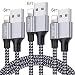 iPhone Charger JAHMAI Fast Charging Nylon Braided USB Cable 3Pack 6feet High Speed Data Sync Cord Phone Power Connector Compatible with iPhone Xs MAX/XR/XS/X/8/7/Plus/6S/6/SE/5S/5C/iPad/Mini/Air/Pro primary