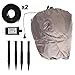 6 Foot Thanksgiving Inflatable Turkey; LED Light Up Inflatable Turkey with Pilgrim Hat Perfect for Thanksgiving Autumn Decorations by Joiedomi