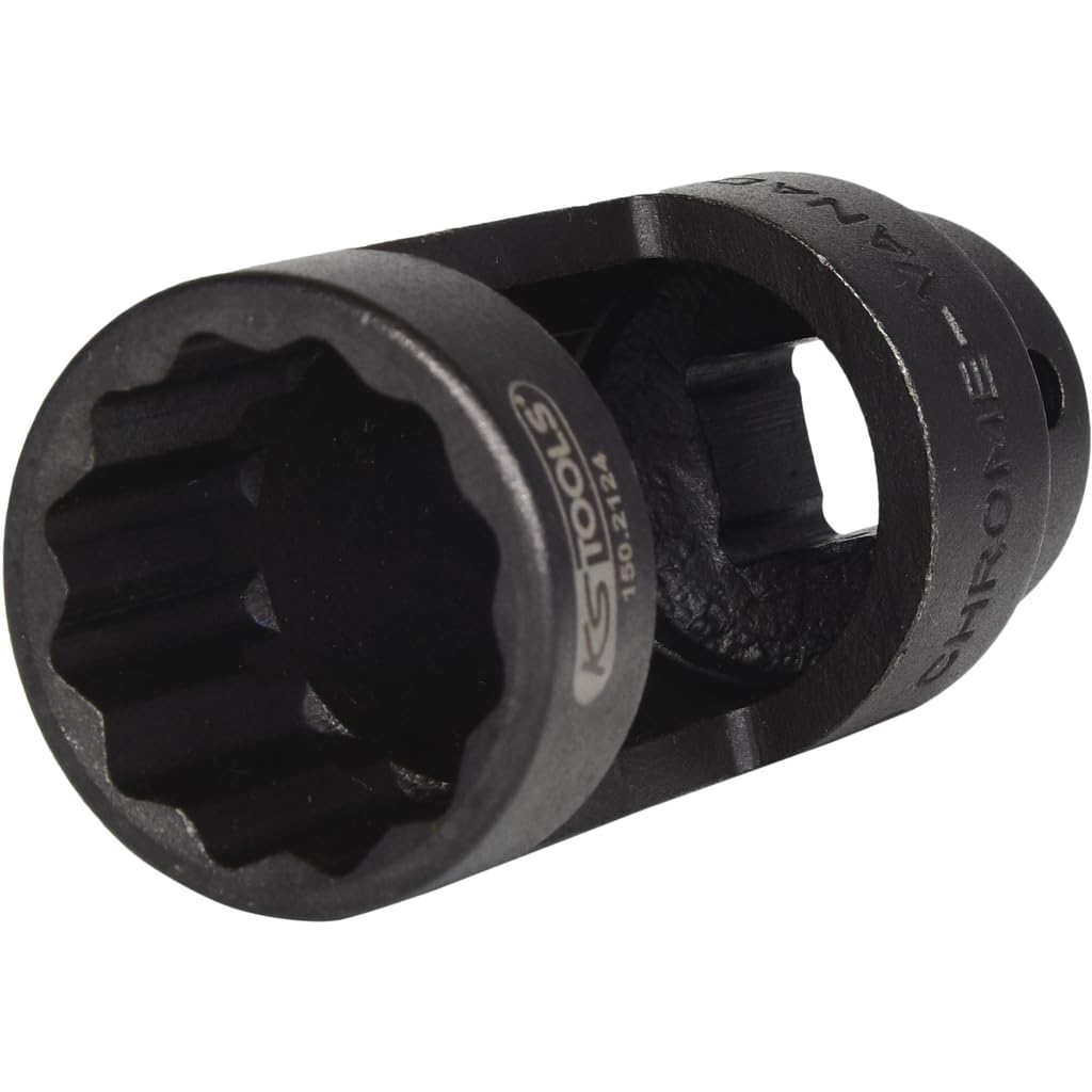 KS Tools 150.2124 Fuel injection socket 12 point, 27mm, 1/2"