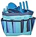 BABOOM BABOOM Kids Gardening Sets Includes Child Friendly Garden Kit for Kids - Rake, Tote Bag, Watering Can, Shovel and Trowel - Pink Kids Garden Tools or Blue Kids Gardening Set