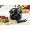 Tefal Ingenio Essential Saucepan Set, 7 Pieces, Stackable, Removable Handle, Space Saving, Non-Stick, Black, L2009042