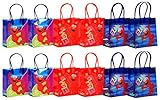 Sesame Street Elmo Party Favor Goodie Gift Bag - 6" Small Size (12 Packs)