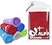 Alfamo Cooling Towel for Neck and Face (Red, M) Cooling Rag Cool Towels for Sports Chilly Pad Wet Towel Cold Towel Cooling Neck Towel Cooling Cloth Stay Cool Towel Neck Towels to Keep You Cool Down