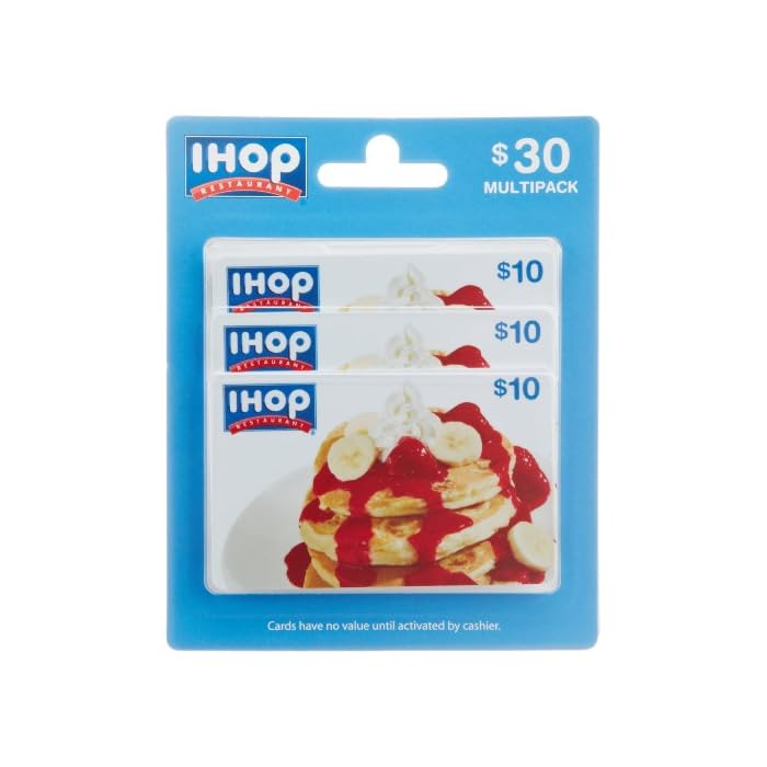 Multipack Of 3 IHOP Gift Cards Marecettejaponaise
