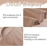 JOYVOX Soft Cotton Breastfeeding Cover Lightweight Nursing Sleeve Adjustable view 3
