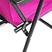 Best Choice Products 12in Height Seat Backpack Folding Chair Outdoor Beach Camping - Pink