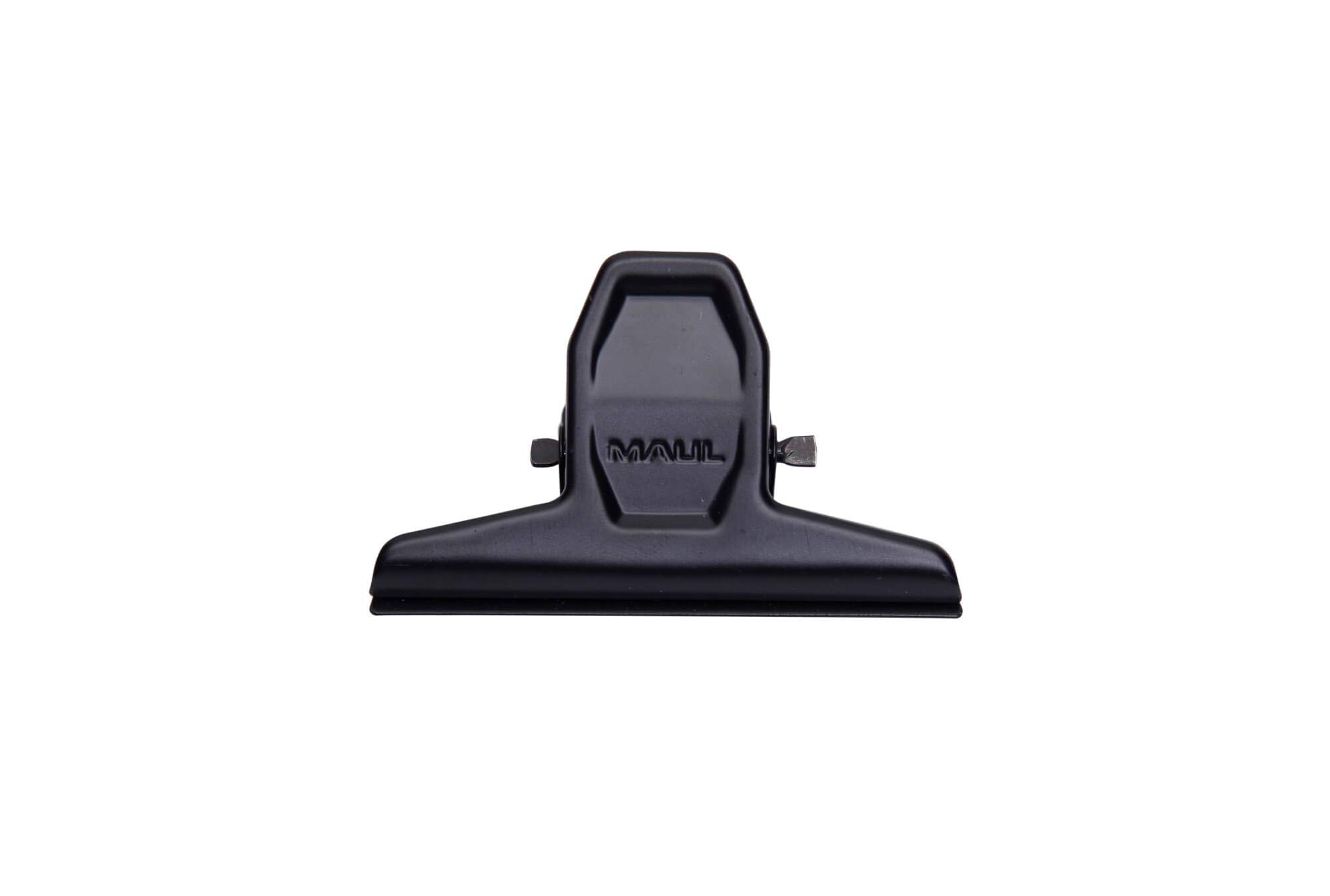 Paper Clip Maulpro, Torsion-Resistant, Steel, 75 mm Wide, 20 mm Clamping Width, Black, 2 Pieces