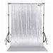 ShinyBeauty Sequin Backdrop - Backdrop Photography and Photo Booth Backdrop for Wedding/Party/Photography/Curtain/Birthday/Christmas/Prom/Other Event Decor - 4FTx6FT(48inx72in) (Silver)