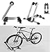 Reliancer Sports Foldable Alloy Bicycle Storage Stand Bike Floor Parking Rack Wheel Holder Fit 20