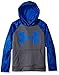 Under Armour Boys' Storm Armour Fleece Big Logo Printed Hoodie,Graphite (040)/Ultra Blue, Youth X-Large