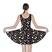 Womens Constellations Dress Starry Night Sky Moon Stars Space Planets Mrs. Frizzle Womens Skater Dress, XS-5XL