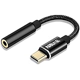 USB C to 3.5MM Audio Adapter - USB Type C to AUX Headphone Jack Hi-Res DAC Cable Adapter for Pixel 4 Samsung Galaxy S21 S20 U