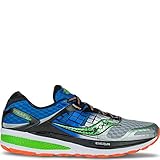 Saucony Men's Triumph ISO 2 Running Shoe, Blue/Silver/Slime, 9 M US