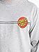 NHS Santa Cruz Classic Dot Men's Long Sleeve T-Shirts,Ath Heather,Large