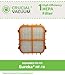 Eureka HF10 HEPA Filter Fits Eureka HF10, HF-10 Upright Vacuum Cleaner; Compare to Eureka part # 63347, Upright, Boss Capture, Pet Lover Vacuum cleaners, 63347A, 633489, 67810-2, H14017, 63358; Designed & Engineered By Crucial Vacuum