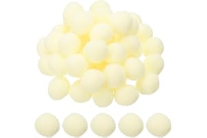PATIKIL 1inch(25mm) Pom Poms for Crafts, 500pcs Small Pompoms for Crafts Mini Puff Balls Bulk High Elasticity Fuzzy Balls for