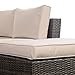 Giantex 6pc Patio Sectional Furniture Pe Wicker Rattan Sofa Set Deck Couch Outdoor