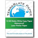 TerraSlate Paper 10 MIL 8.5" x 11" Waterproof Laser