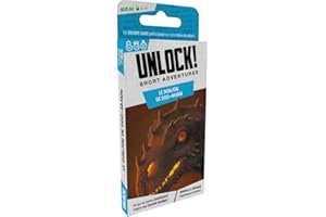 Unlock! – Short Adventures #4: Le Donjon de Doo-Arann (FR) – Jeu de Société Coopératif, Escape Room Compact, 6 Aventures, For