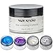 Temporary Hair Color Wax Wash Out Hair Color Hair Colorants 4 Colors - White Sliver Blue Purple Fun and Effective Modeling Fashion DIY Hair