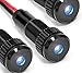 3 Pack of PLUG-N-PLAY Instrument Cluster LED Indicator Light Dash Bulbs. Aluminum Pilot Lights. Color Acrylic Lens. Flush Panel Mount 5/16