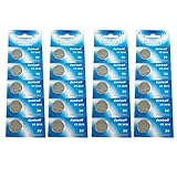 Eunicell CR2016 5000LC Lithium Blister Pack 3V 3 Volt Coin Cell Batteries (20 pcs)