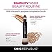 Premium Double Ended Retractable Kabuki Makeup Brush - Synthetic Vegan Cruelty Free Bristles - For Loose Powder Cream and Liquid Make Up - Travel Set