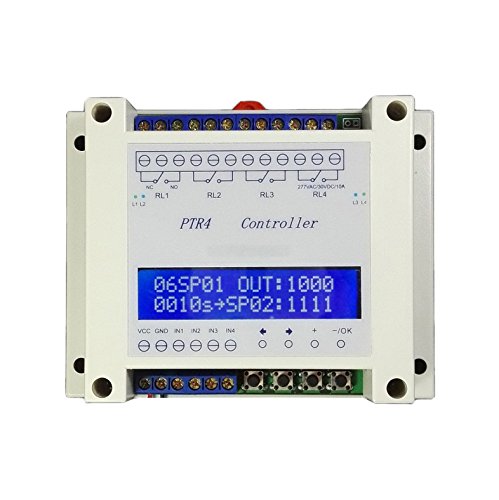 KNACRO PTR4-SP Controller 4-Way Programmable Time Relay DC 6-40V 99 groups time - Thumbnail 6