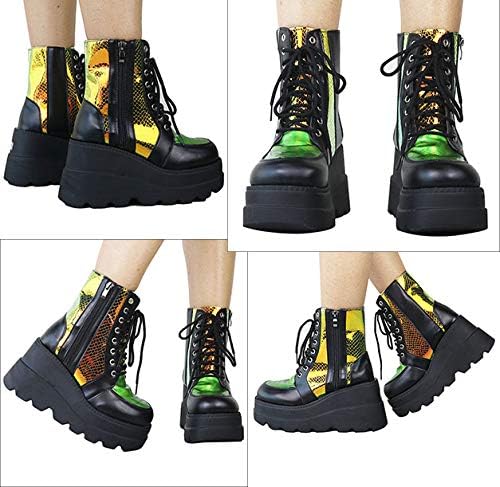 AOSPHIRAYLIAN Ankle Boots Platform Combat