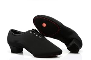 MSMAX Ballroom Dance Shoes Men Latin Dancing Oxfords Jazz Rhythm Teaching Shoes