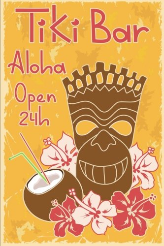 The Tiki Bar Journal: 150 page lined notebook/diary