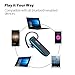 Bluetooth Headset, Marnana Wireless Earpiece with 18+ Hours Playtime, Earbud w/Noise Cancelling Mic Hands-Free Calls for iPhone Samsung Motorola Android Mobile Cell Phone Tablets Office Truck Drivers