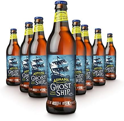 Adnams Ghost Ship, 8 x 500ml bottles 4.5% Abv, Normal