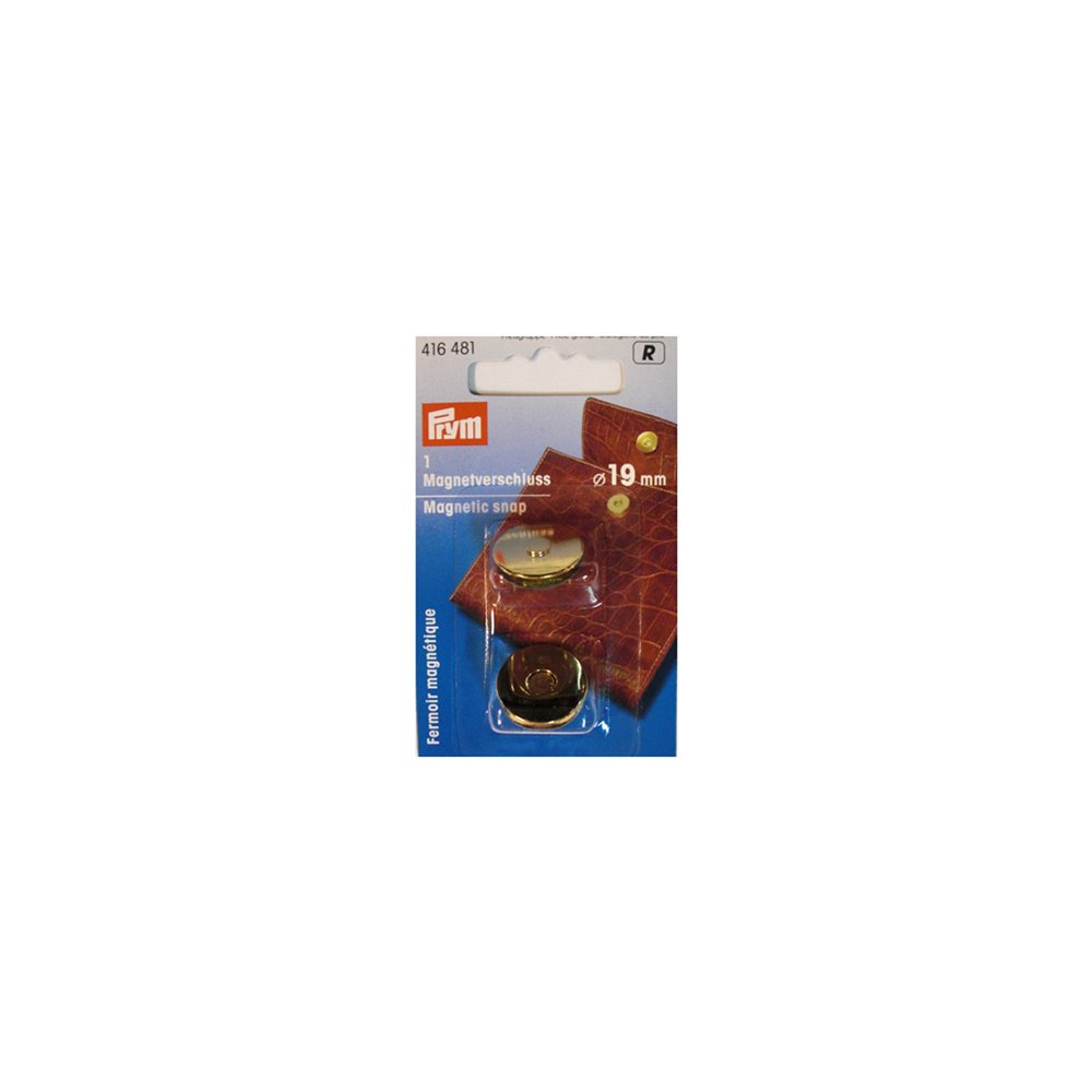 Prym - Gold Magnetic (19mm) Snap - 5 Pieces