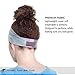 Running Headband - the Perfect Sweatband for Athletic Workouts, Sports, & Yoga - Grey Bandana - Designed for Women Borrowed by Men - by Red Dust Active