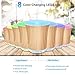 ZOOKKI Upgraded Aromatherapy Essential Oil Diffuser, 200ml Wood Grain Ultrasonic Aroma Diffusers Mini Cool Mist Humidifier with 8 Colors LED Lights & Waterless Auto Shut-Off for Homethumb 1