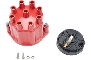 Pertronix D600701 Red Cap and Rotor for Flame-Thrower Billet Distributor 8 Cylinder Engine