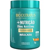 Máscara Capilar + Nutrição Bio Extratus 1Kg Óleo Nutritivos Repara e Protege