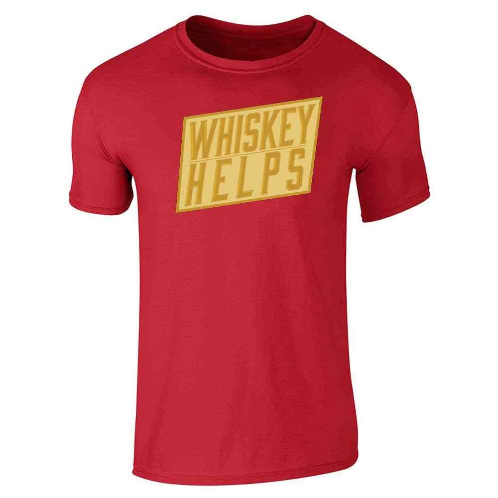 Whiskey Helps Short Sleeve T Shirt 7085 Kitilan