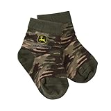 John Deere Baby Stuff John Deere Toddler Camo Crew Socks 12-24 Month
