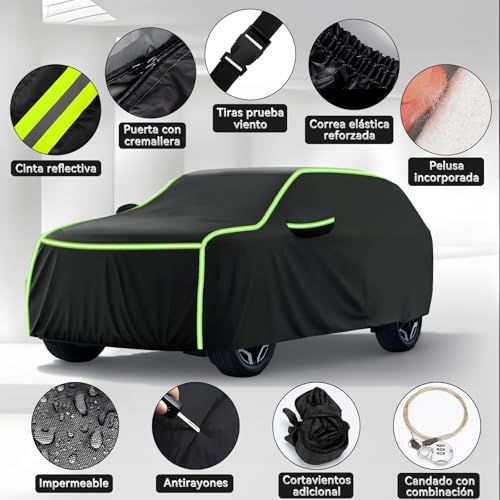 AUTODIAG Cubierta para Auto SUV,520x200x180CM