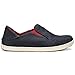 OLUKAI Nohea Mesh Men's Slip On Sneakers, Lightweight & Breathable Shoes for Everyday Wear, All-Weather & Enhanced Traction, Carbon/Deep Red, 10