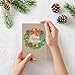 Tiny Expressions Teacher Christmas Cards- 5 Pack Teacher Holiday Greeting Cards, 5 Designs, School Christmas Greeting Card Bulk Set, 5 Envelopes Included, 4.25 x 6 Inches