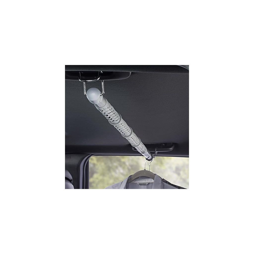 High Road Heavy Duty Car Clothes Hanger Bar with NoSlip Dividers