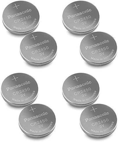 Panasonic Cr2450 Cr 2450 Lithium rNBse 3v Battery, 2 Count (4 Pack)