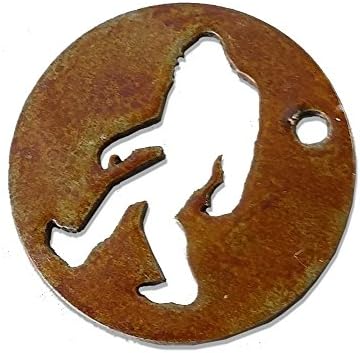 Bigfoot Keyring / Keychain ROUND